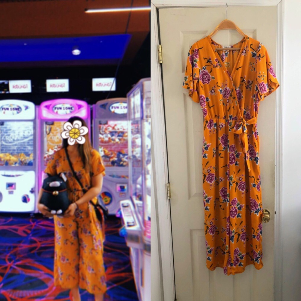 FLORAL ONE PIECE JUMPSUIT 🌻✨